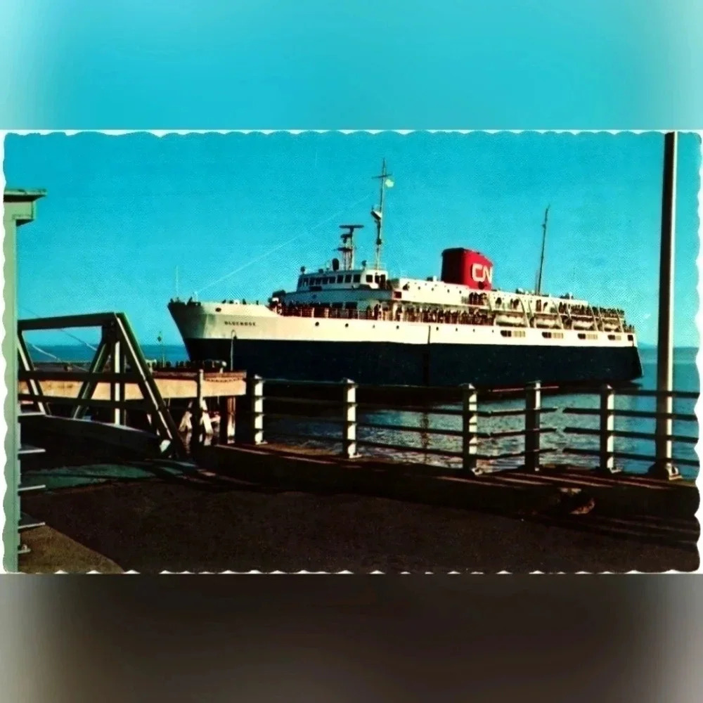THE BLUENOSE, BAR HARBOUR, MAINE- Vintage Postcard